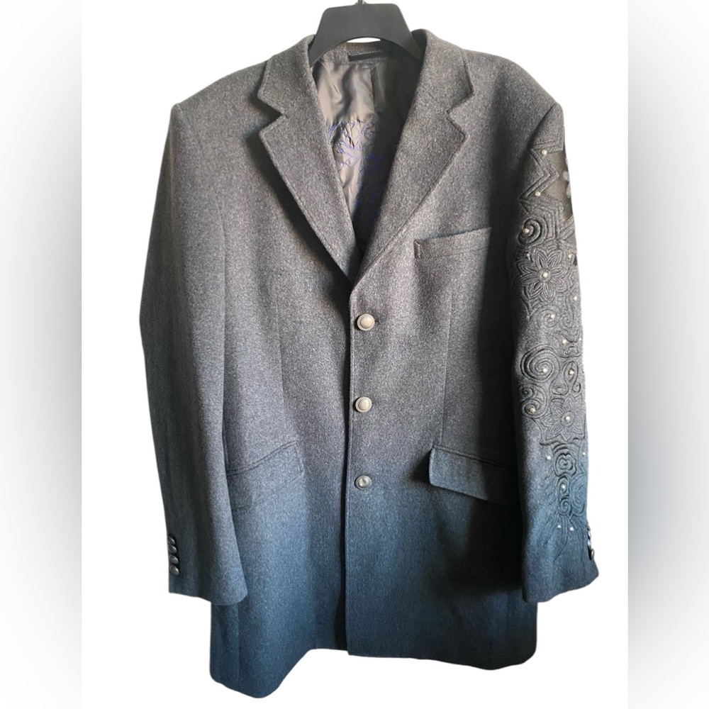 LANZINO Made In Italy Men’s Wool Coat Size L